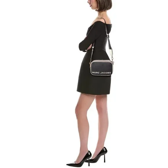 Marc Jacobs Cb Color Bold Flash Leather Crossbody, Black - Picture 4 of 4